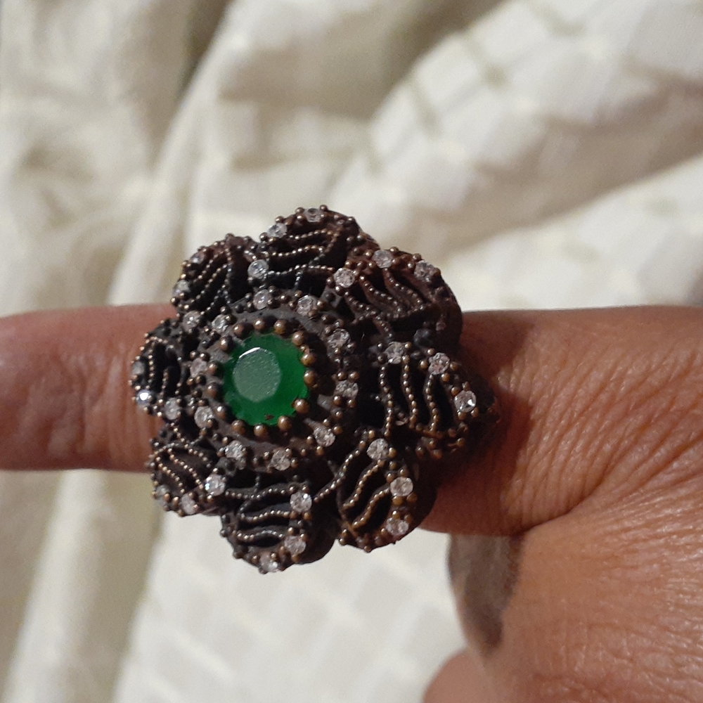 Silver .925 Ottoman Bronze Ring